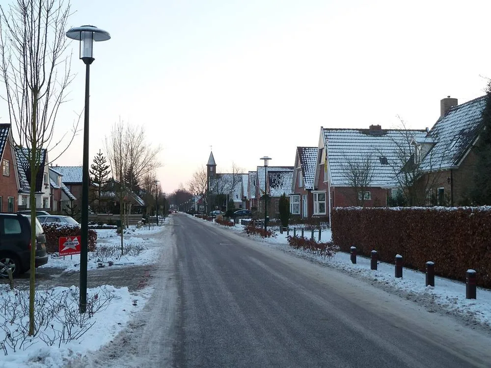 Boerakker: Boerakker - Hoofdweg (winter)
